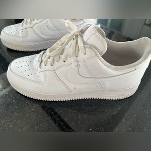 Nike Air Force 1, white, Men’s size 12 sneakers